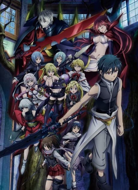 Постер аниме: Trinity Seven: Heavens Library & Crimson Lord