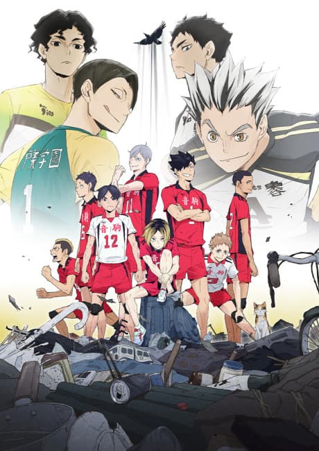 Постер аниме: HAIKYU!! LAND VS. AIR