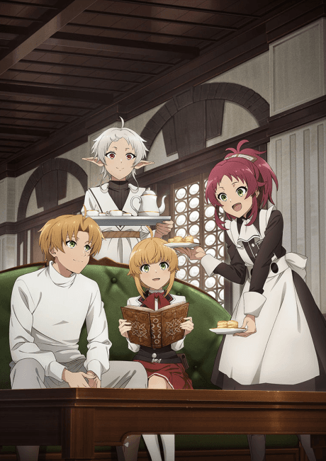 Постер аниме: Mushoku Tensei: Jobless Reincarnation Season 2 Part 2