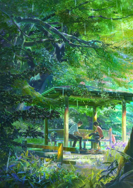 Постер аниме: The Garden of Words