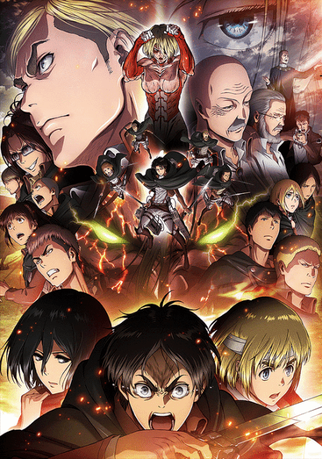 Постер аниме: Attack on Titan Part II: Wings of Freedom