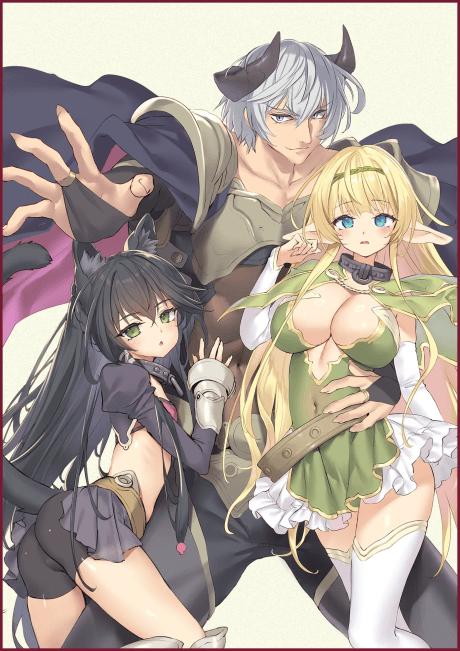 Постер аниме: Isekai Maou to Shoukan Shoujo no Dorei Majutsu ULT