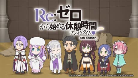Постер аниме: Re:Zero kara Hajimeru Kyuukei Jikan (Break Time) 4th Season