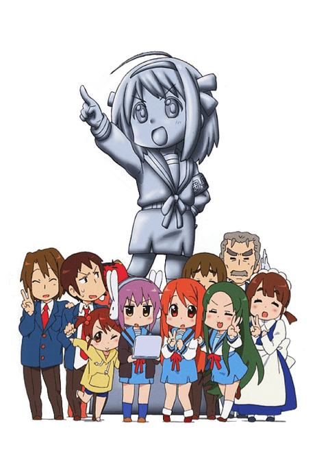 Постер аниме: The Melancholy of Haruhi-chan Suzumiya