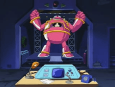 Постер аниме: Dr. Slump: Robot Taiketsu! Shukuteki Dr. Mashirito Toujou / Keen de Yuushou!? Penguin Grand Prix